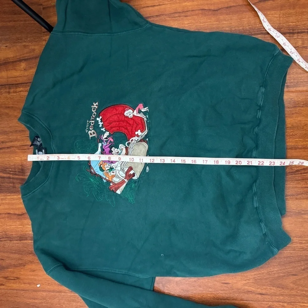 Flintstones Bedrock Vintage Pullover Sweatshirt Size Large